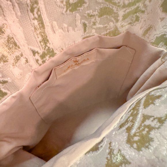 La Milanesa Brenda jacquard tote In Green - Picture 15 of 16